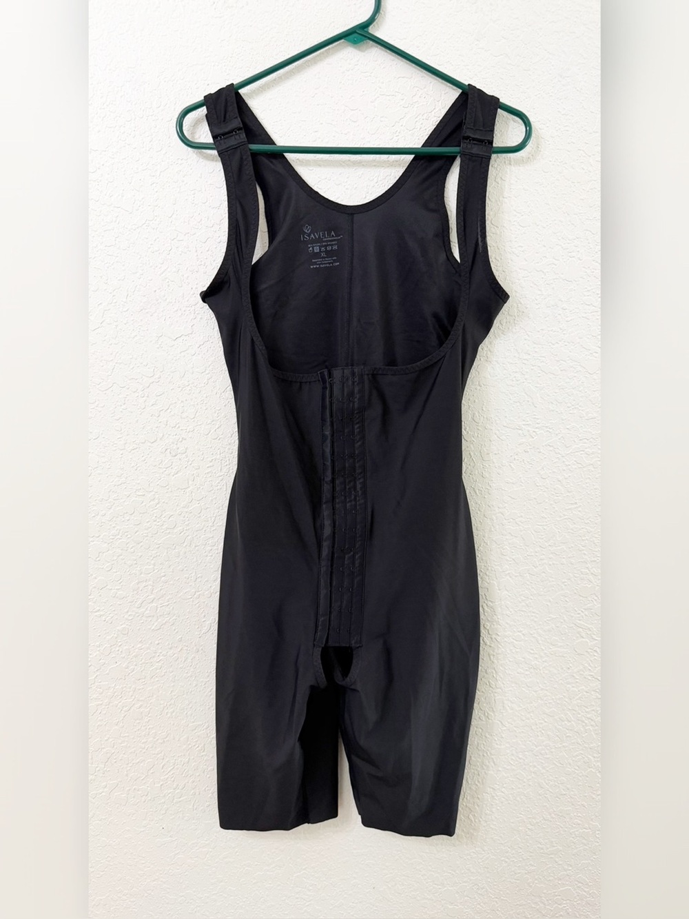 Isavela - GluteLifting Mid-Thigh Bodysuit w/Front Closure & High Back - XL